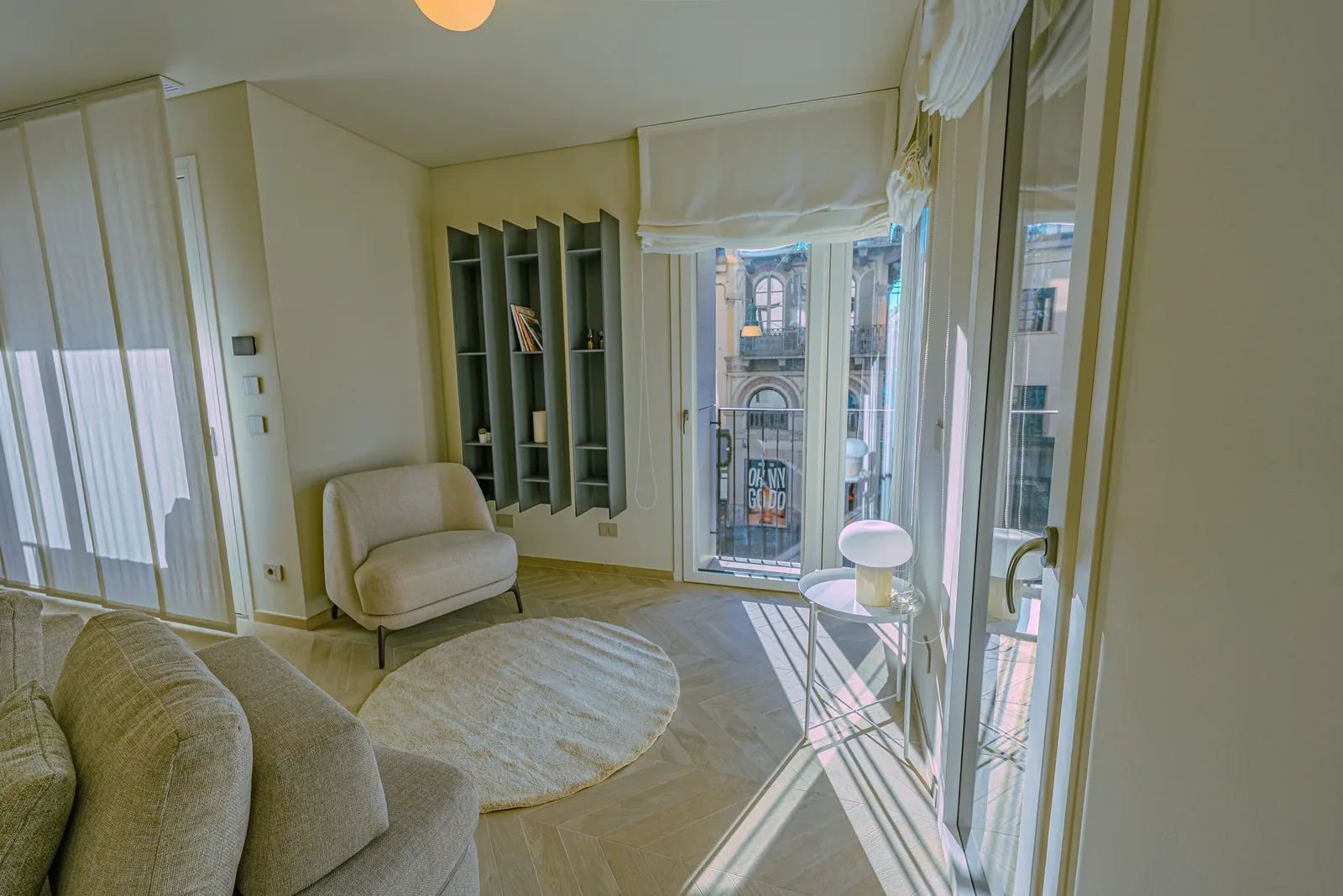 Dune Luxury Residence - soggiorno con divano letto, residenza Torino centro