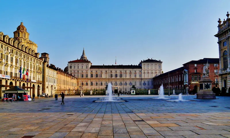 Piazza Castello, Torino — Palazzo Reale